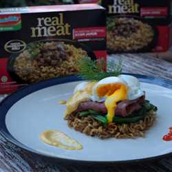 Indomie Eggs Benedict
